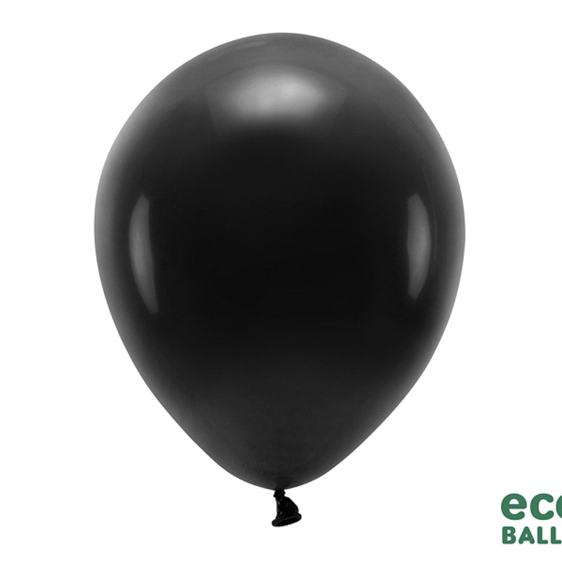 10 ECO Ballons schwarz