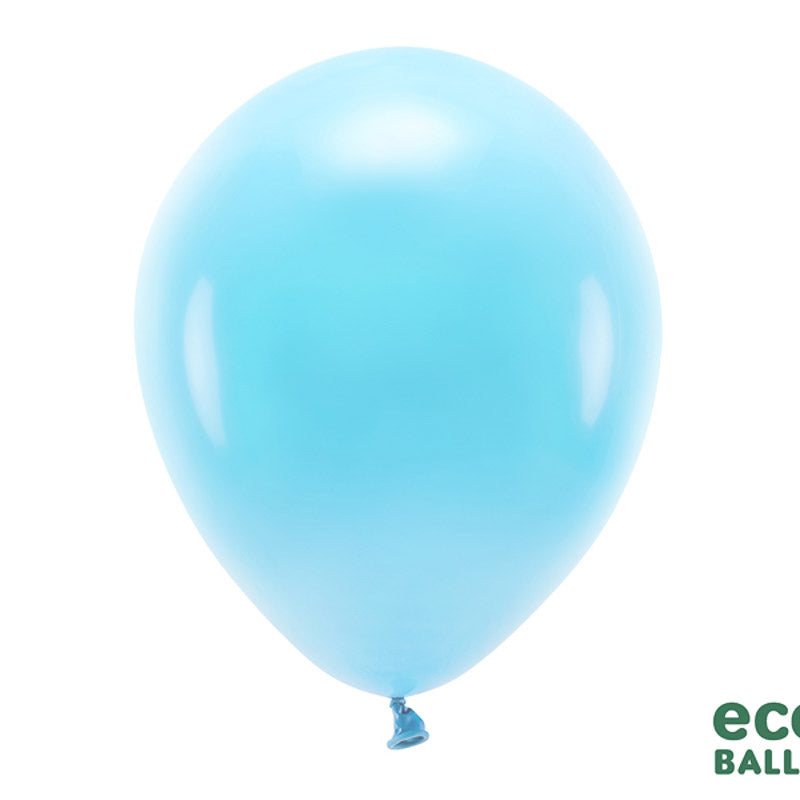eco ballons 10 stueck hell blau