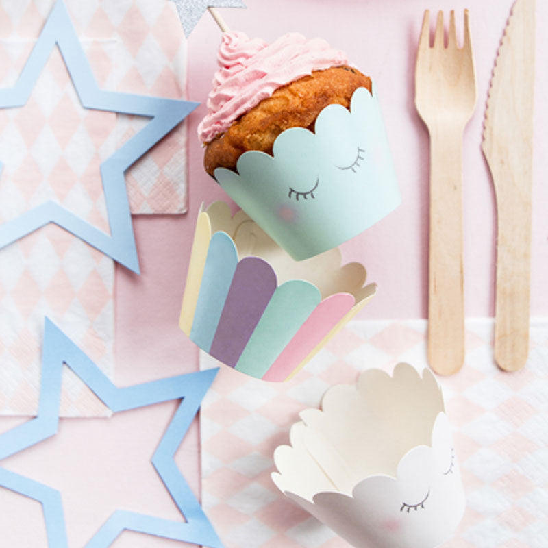 cupcake wrapper pastell