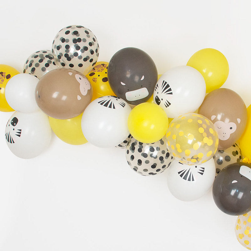 safari tiere ballon mischung