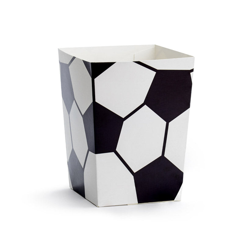 fußball popcon tüten schwarz weiß