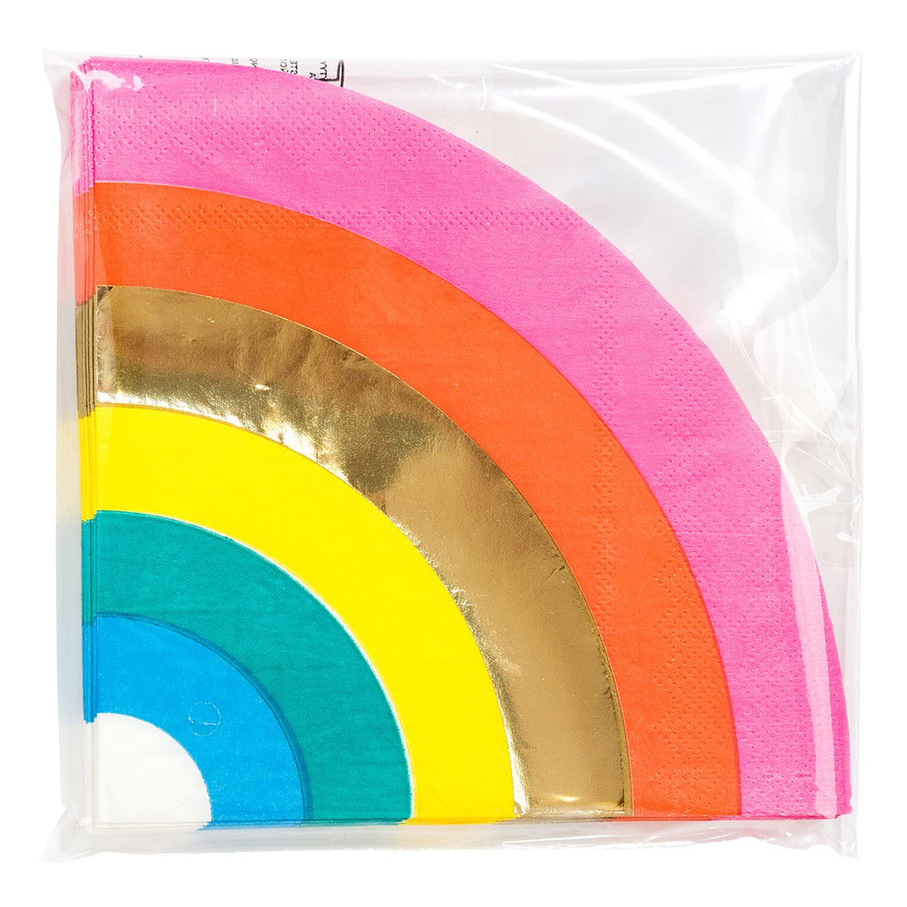 Regebogen Servietten bunt