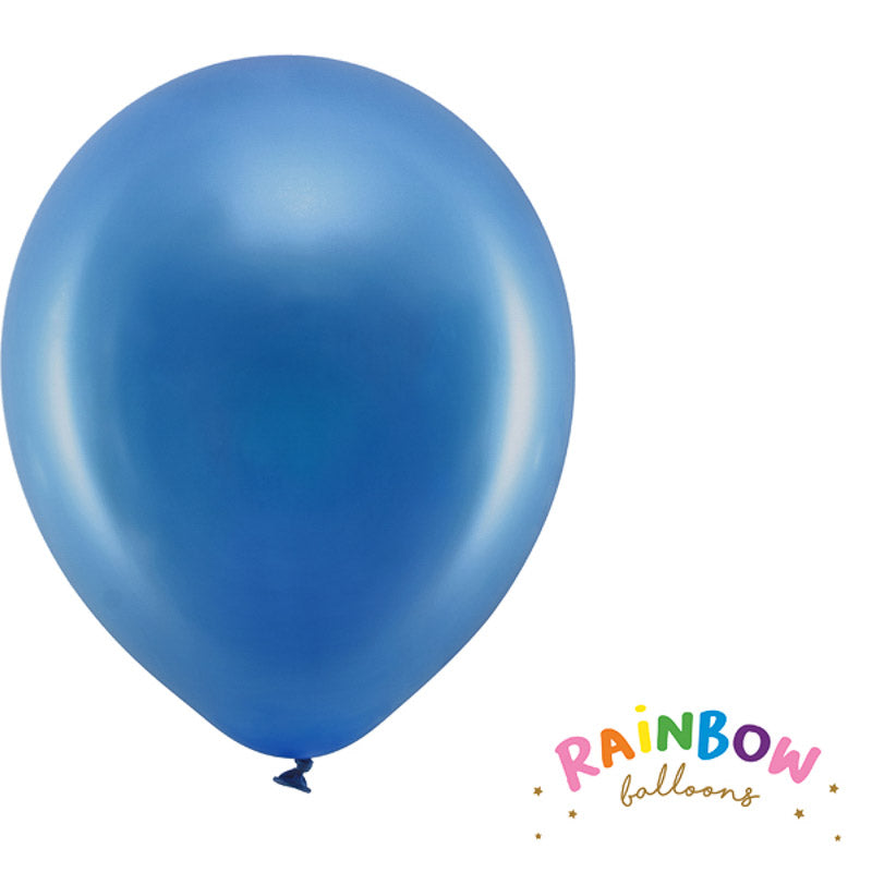 rainbow ballons 10 stueck navy blau