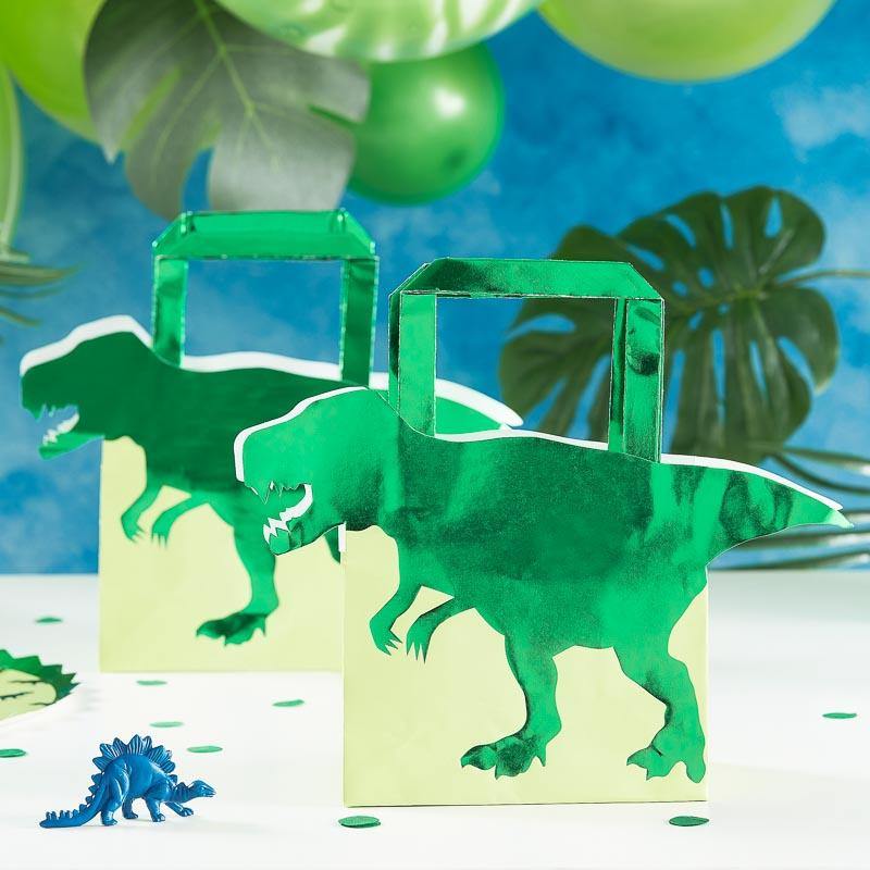 Dinosaurier Gastgeschenk Tüten Roar (5 Stück) - Printfetti