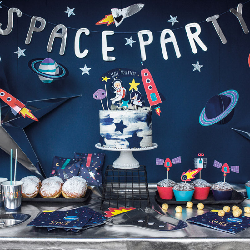space party servietten