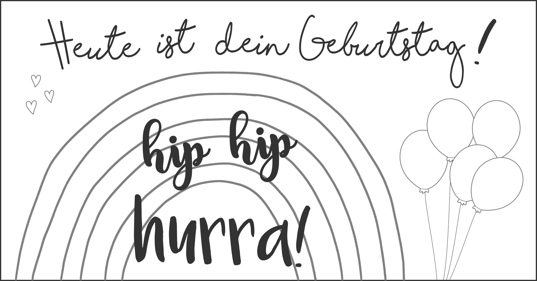Geburtstagskarte Zum 1. Geburtstag Für Enkelin – Süßes Hasen-Design Mit Regenbogen, 22,8x15,3 Cm