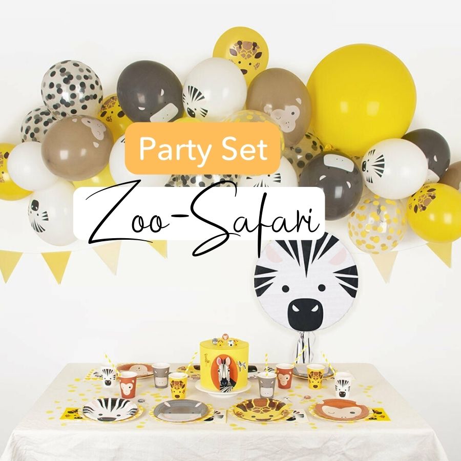 Zoo Safari Party Deko Set